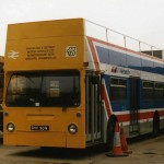 Maidstone and District jointly owned this interesting bridge maintenance vehicle (DM 1090) with Network South East.