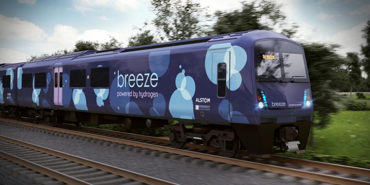 Eversholt and Alstom invest a further £1 million in Breeze hydrogen train programme