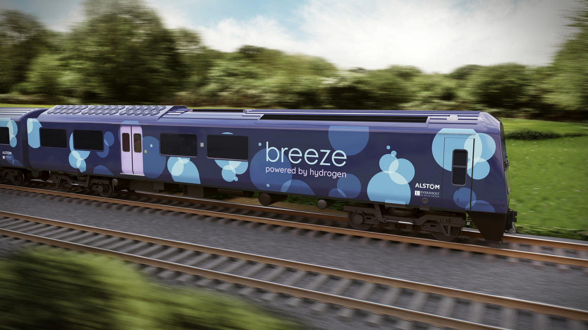 Hydrogen-powered train for the UK unveiled