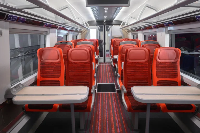 Standard Class seating onboard the LNER 'Serenza' Class 897