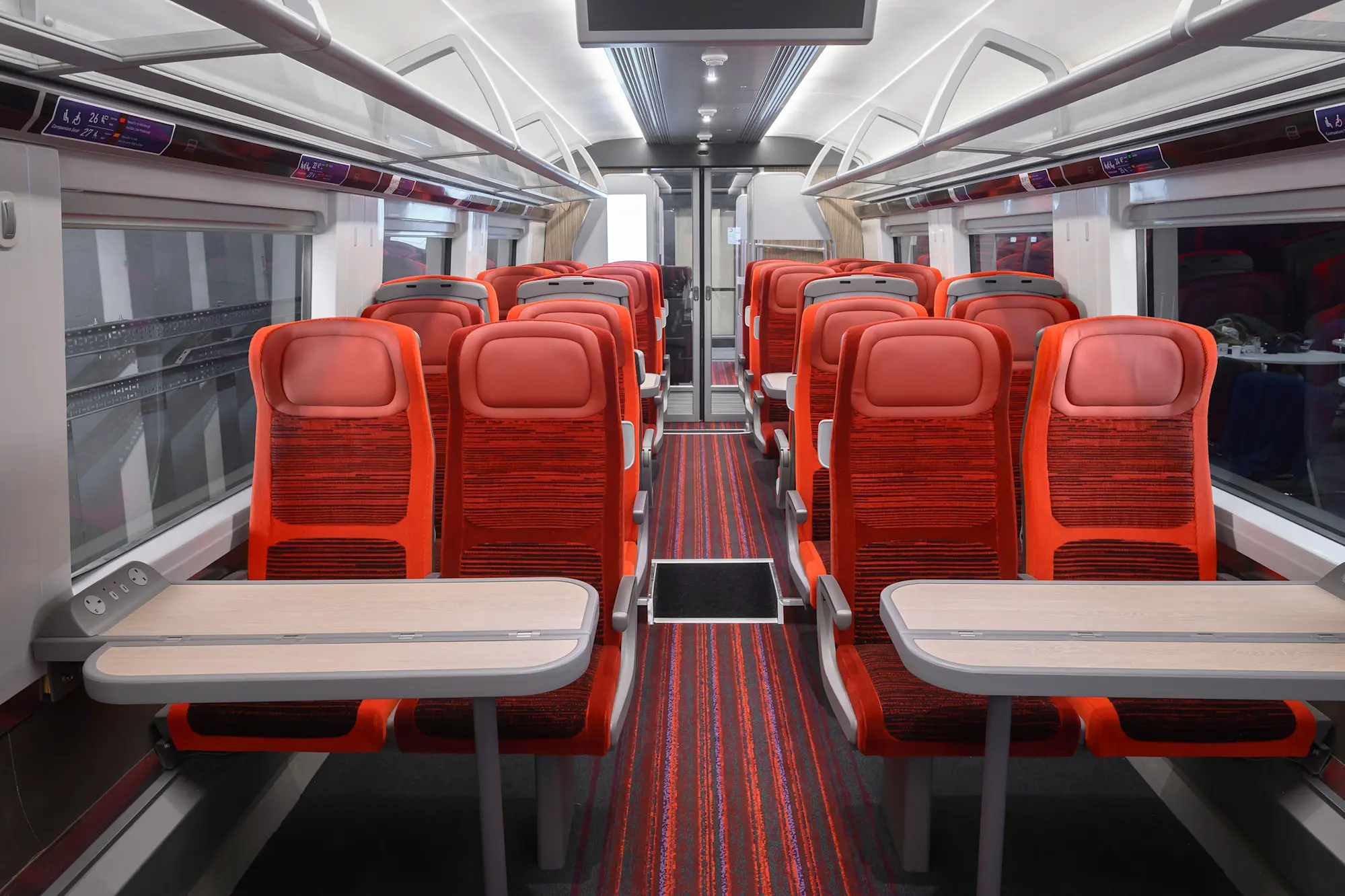 Standard Class seating onboard the LNER 'Serenza' Class 897
