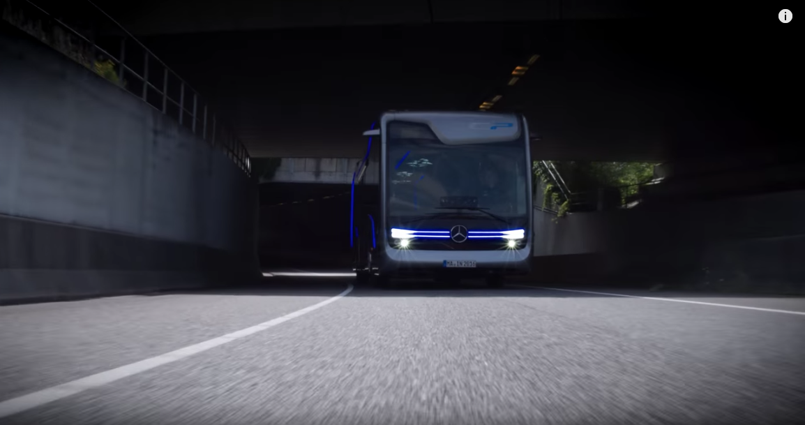 Mercedes-Benz debuts autonomous bus of the future
