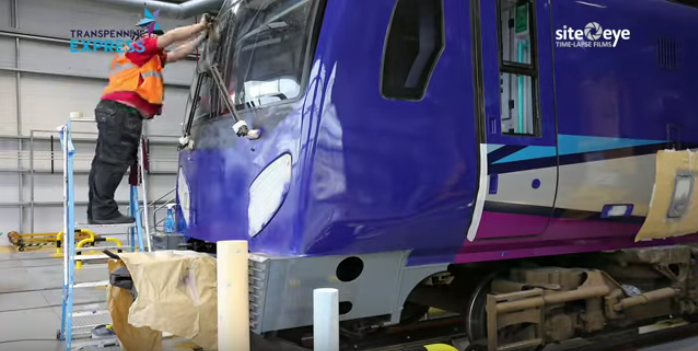 How easy is it to rebrand a Transpennine Express train?