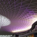 The stunning new roof at King's Cross.