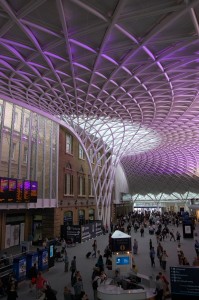 King's Cross - new concourse and info screens