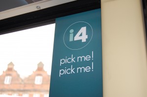 Pick me! Image over the flyer racks on i4.
