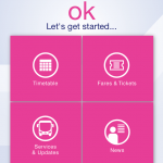 Set the location, and the First UK bus app presents some nicely tiled, Windows Phone-esque options.