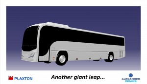 Plaxton's Profile successor - as yet unnamed - will be offered on Volvo B9R and B8R chassis. Image credit: Plaxton ltd.