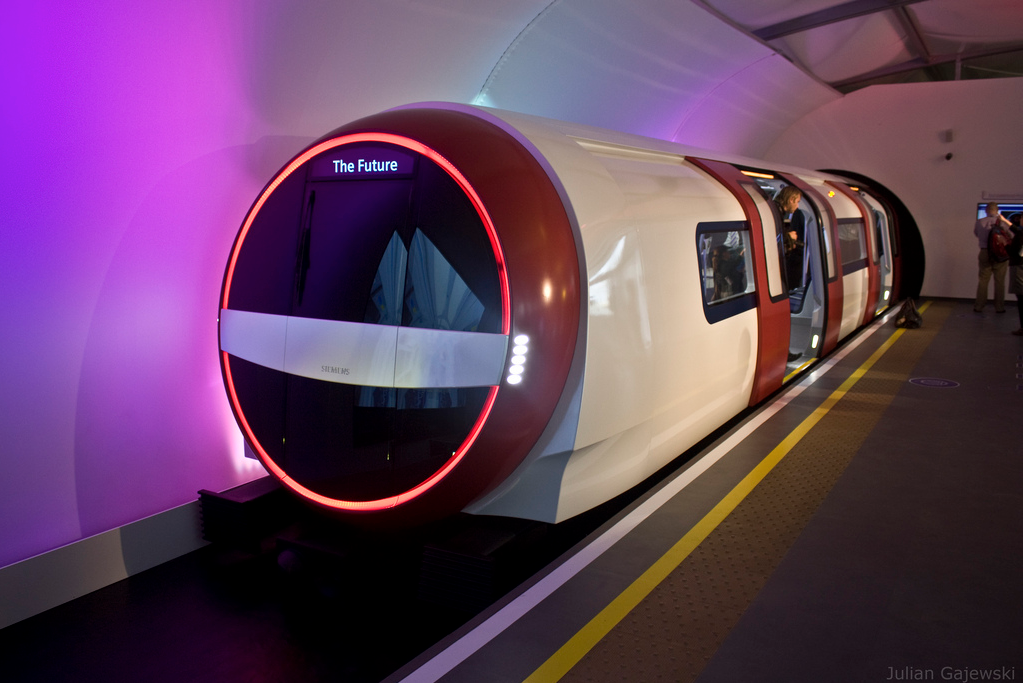 The Siemens Inspiro mock-up at the Crystal in Royal Victoria Dock. Image credit: Julian Gajewski on Flickr.