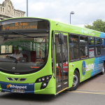 Go-Whippet BF63 HFB on Busway route C. Image credit: DavidsTransportPix on Flickr.